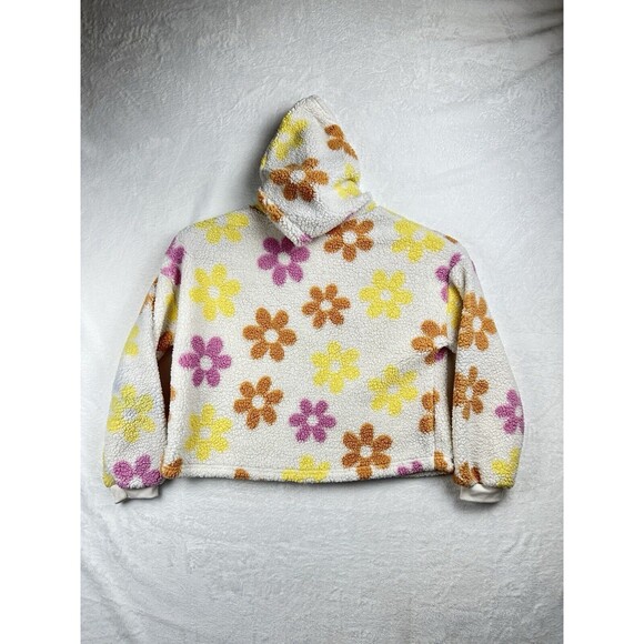 Grayson Threads Barbie Sweatshirt Women’s Size L Super Soft Fleece Floral Flower - Picture 3 of 16
